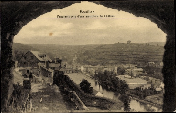 Postcard Bouillon Wallonia Luxembourg, Murderer of the Castle