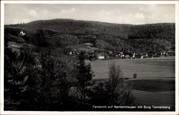 PC Nentershausen in Hesse, Tannenberg Castle, Panorama