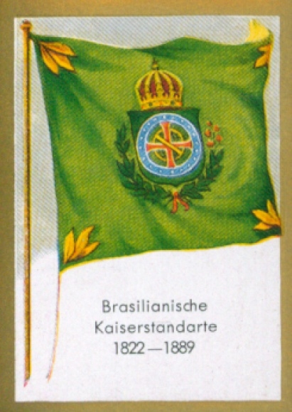 Obraz z kolekcji Obraz flagi Ulmenried nr 192, brazylijski standard cesarski 1822 - 1889