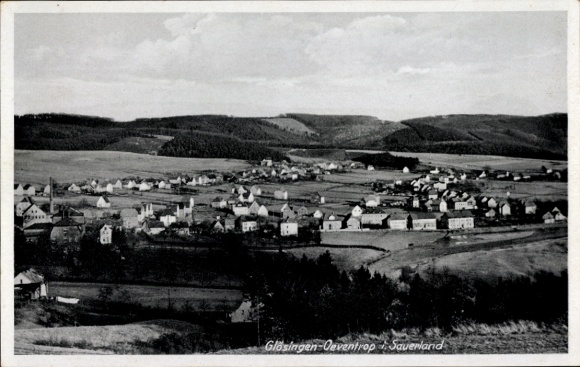 Ak Oeventrop Arnsberg im Sauerland, Panorama