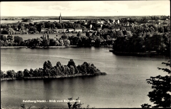Feldberg in Mecklenburg, uitzicht vanaf Reiherberg