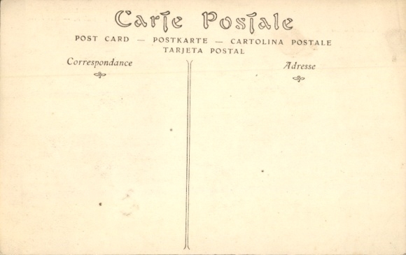 Postcard La Conquete de l'Air, Aeroplane of Captain Ferber, Airplane