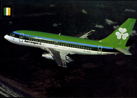 KP irlandzki samolot pasażerski Boeing 737-248C, Aer Lingus