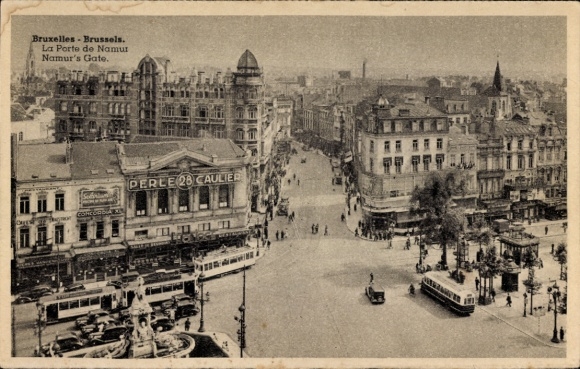 KP Bruxelles Bruksela, Bruxelles, La Porte de Namur, Brama Namur, PERLE 28 CAULIER