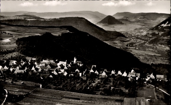 Postcard Türkheim Geislingen an der Steige, aerial photograph