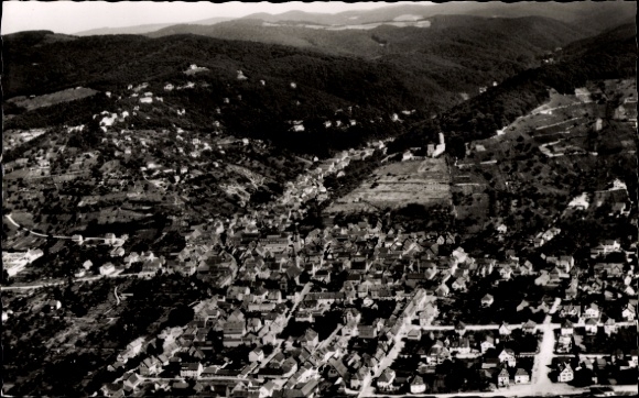 Ak Schriesheim an der Bergstraße, luchtfoto
