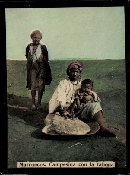 Photo Marruecos, Morocco, Campesina con la thona
