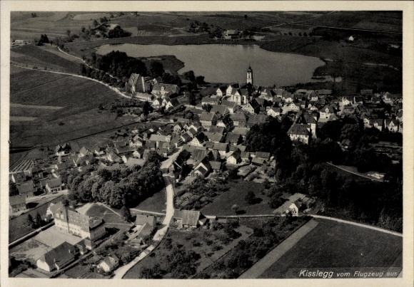 Ansichtkaart Kißlegg im Allgäu, luchtfoto