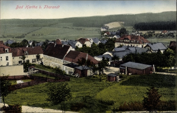 Ak Hartha Hintergersdorf Tharandt im Erzgebirge, Teilansicht