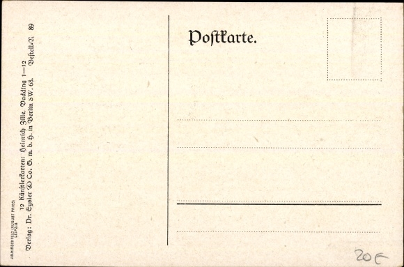 Artist Postcard Zille, Heinrich, Korl, giw de Häuhner mal a poor Ziepollen
