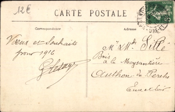 Postcard Nogent le Rotrou Eure et Loir, Rue Saint-Hilaire