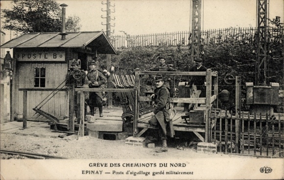 PC Epinay sur Seine Seine Saint Denis, railway strike