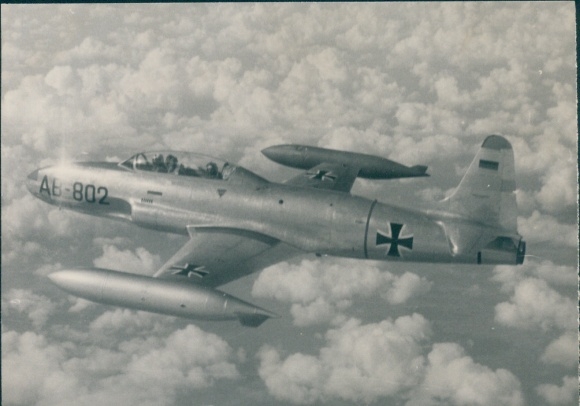 Photo German military aircraft in the air, Bundeswehr, Luftwaffe, AB 802