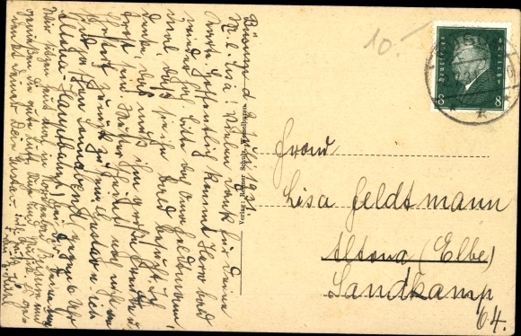 Postcard Wesselburen in Dithmarschen, Hebbel&#39;s birthplace, Arbeiterkathe Blankenau