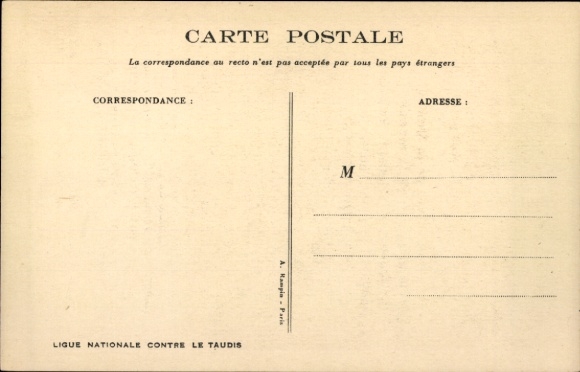 Artist Postcard Poulbot, Francisque, children, garbage can, flies
