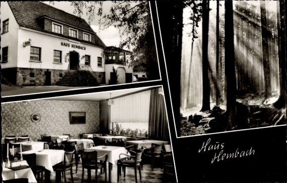Ak Wipperfeld Wipperfürth Noordrijn-Westfalen, Hembach-huis, binnenaanzicht