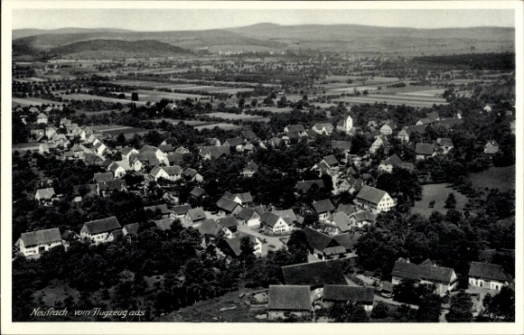 Postcard Neufrach Salem in the Bodenseekreis Baden, Neufrach from the plane