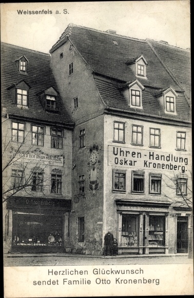 PC Weißenfels an der Saale, Oskar Kronenberg watch shop
