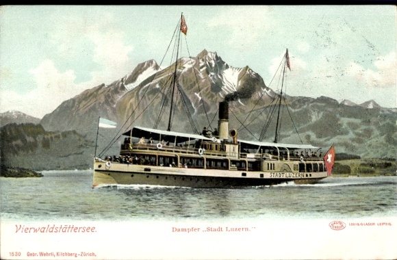 KP Lake Lucerne, salonowy parowiec Miasto Lucerna