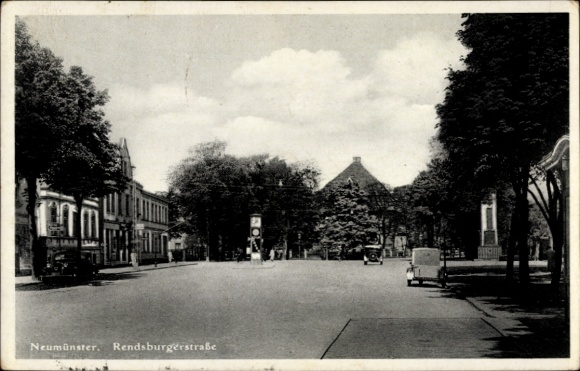 Ak Neumünster in Holstein, Rendsburger Straße