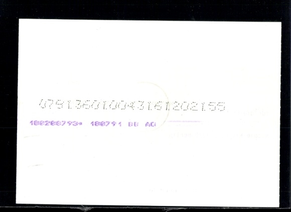 Michel No. 1532 on credit note, payment slip