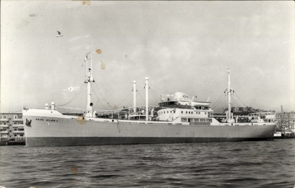 Akschip MS Prins Willem II, rederij Oranje Lijn
