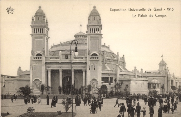 Postcard Gent Gent East Flanders, World Exhibition 1913, Congo Palace
