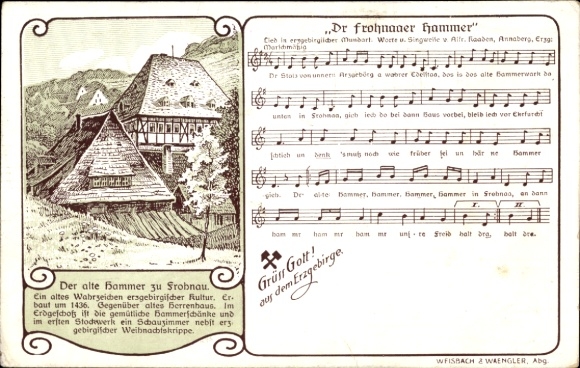 Lied Ak Kaaden, Alfred, Dr Frohnaaer Hammer, Der alte Hammer zu Frohnau