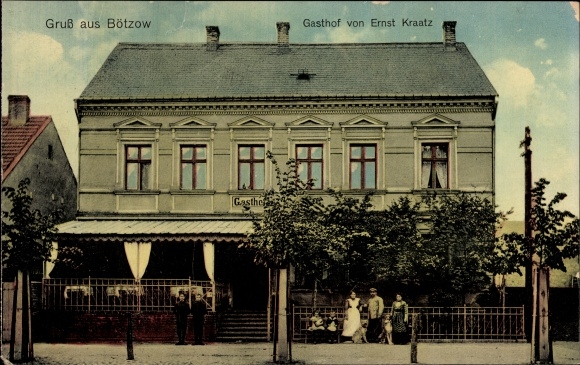 Postcard Bötzow Oberkrämer in Brandenburg, inn