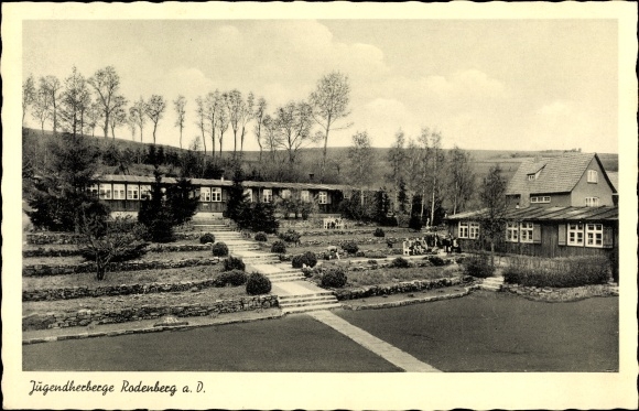 Postcard Rodenberg am Deister in Schaumburg, youth hostel