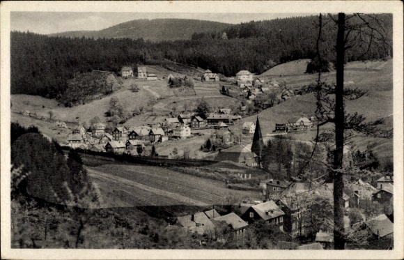 Postcard Stützerbach Ilmenau Thuringian Forest, general view