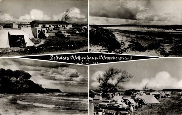 Postcard Weißenhaus Wangels in Ostholstein, campsite Weißenhaus-Wessekerstrand