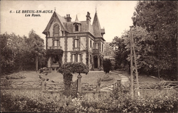 Ak Le Breuil en Auge Calvados, Les Roses