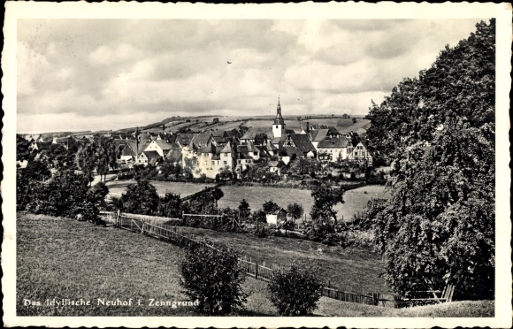 Ak Neuhof an der Zenn Mittelfranken, Blick auf den Ort