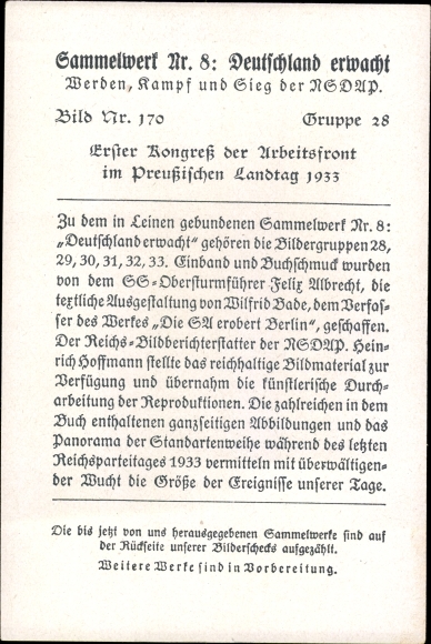 Collection picture Robert Ley, Rudolf Hess, German labor front, DAF, collection 8 picture 170