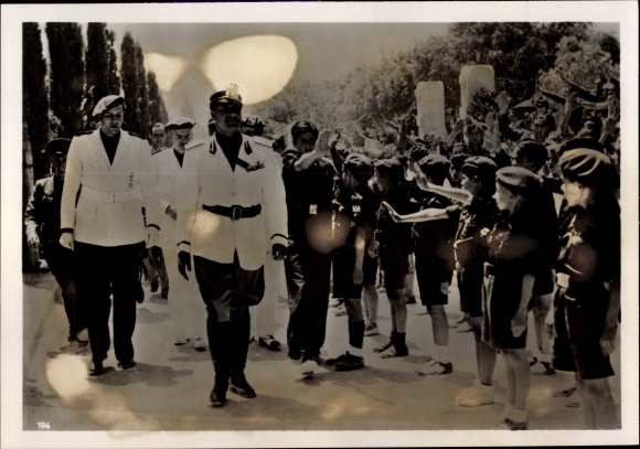 Photo Hoffmann, Italian Foreign Minister Count Ciano, state visit to Spain, July 1939