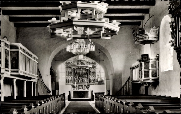 Ak Tating in Noord-Friesland, kerkinterieur