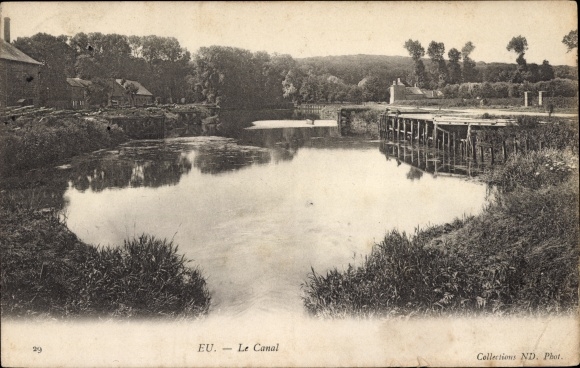 Postcard Eu Seine Maritime, Channel