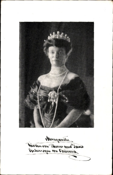Postcard Archduchess Margarete, Princess Margarete of Thurn and Taxis, portrait