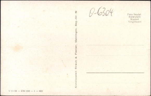 Postcard Frauenwald Thuringian Forest, swimming pool, locality