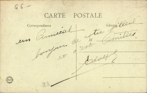 Postcard Sevran Seine Saint Denis, Boulevard de l'Ourcq