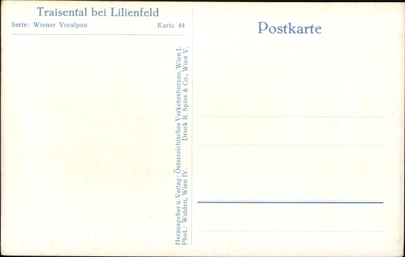 Postcard Lilienfeld in Lower Austria, Traisental, Winter, Vienna Prealps