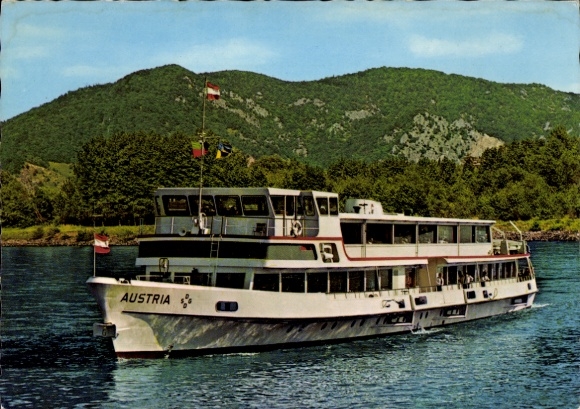 Ak MFS Austria, Donau Schifffahrt