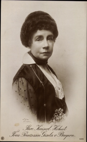 foto Prinses Gisela van Beieren, portret