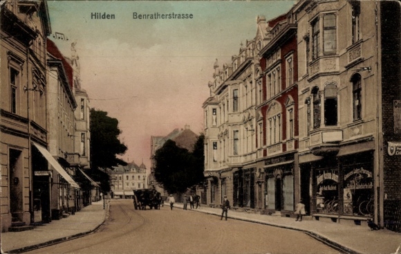 Postcard Hilden im Rheinland, Benratherstraße, shop