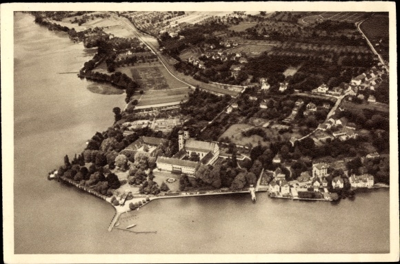 PC Friedrichshafen on Lake Constance, aerial photo with the castle, WHW The beautiful Germany 165