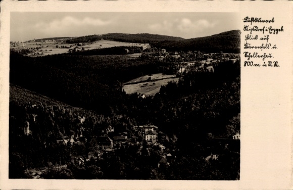 Ak Kipsdorf Altenberg im Erzgebirge, Panorama