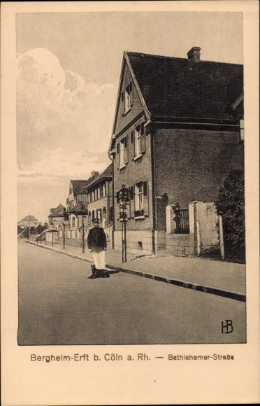 Postcard Bergheim an der Erft, Bethlehemerstrasse