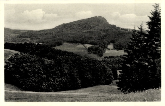 Postcard Hofbieber in der Rhön, Milseburg, Panorama