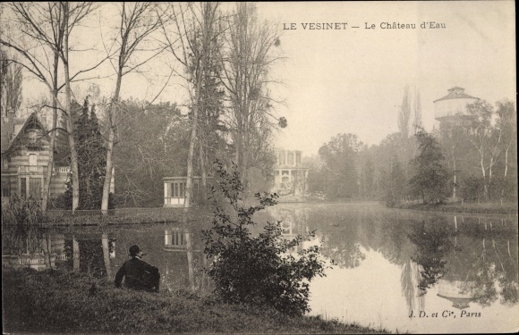 Postcard Le Vésinet Yvelines, The Water Tower